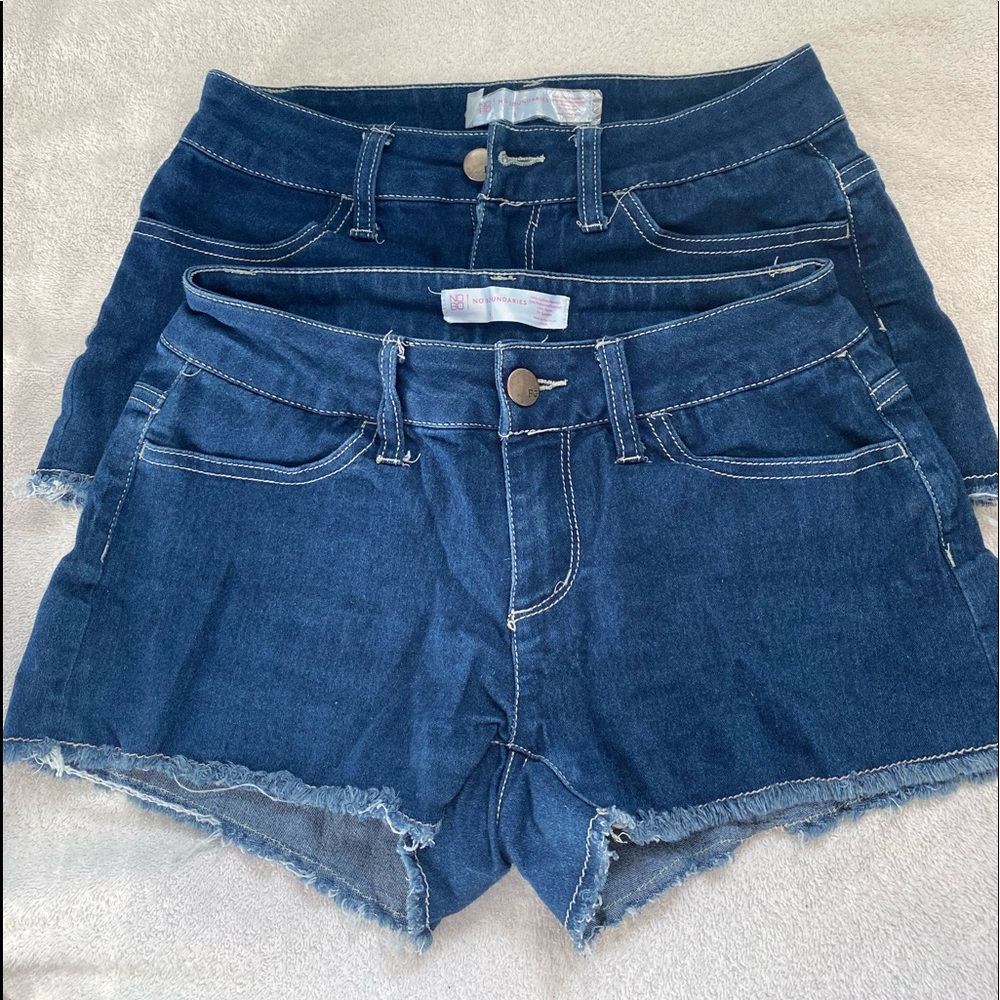 2-pack kids Jean shorts